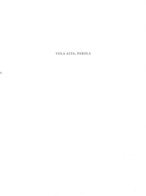 Vola alta, parola - AA. VV. (Colophonarte) [2008]