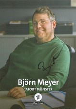Autogrammkarte "Björn MEYER" (Tatort Münster)