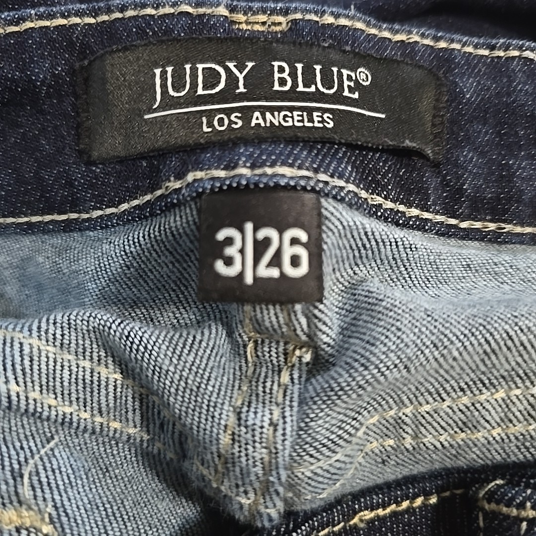 Judy Blue Womens Size 3/26 "Mom Jean" Dark Wash Stretch Casual Classic Jeans