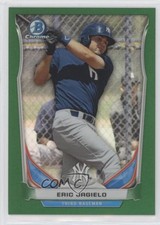 2014 Bowman Draft Top Prospects Chrome Green Refractor 82/150 Eric Jagielo 0l2