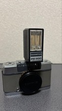 Olympus PEN EE2 Camera with Flash Vintage 1960s 35mm Half Frame Rare