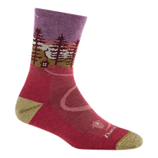 DARN TOUGH 5013 Cranberry Women's Northwoods Micro Crew Midweight Hiking Sock