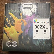 902XL Black Ink Cartridges 2-pack HP Officejet 6960 6968 6970 6975 6978