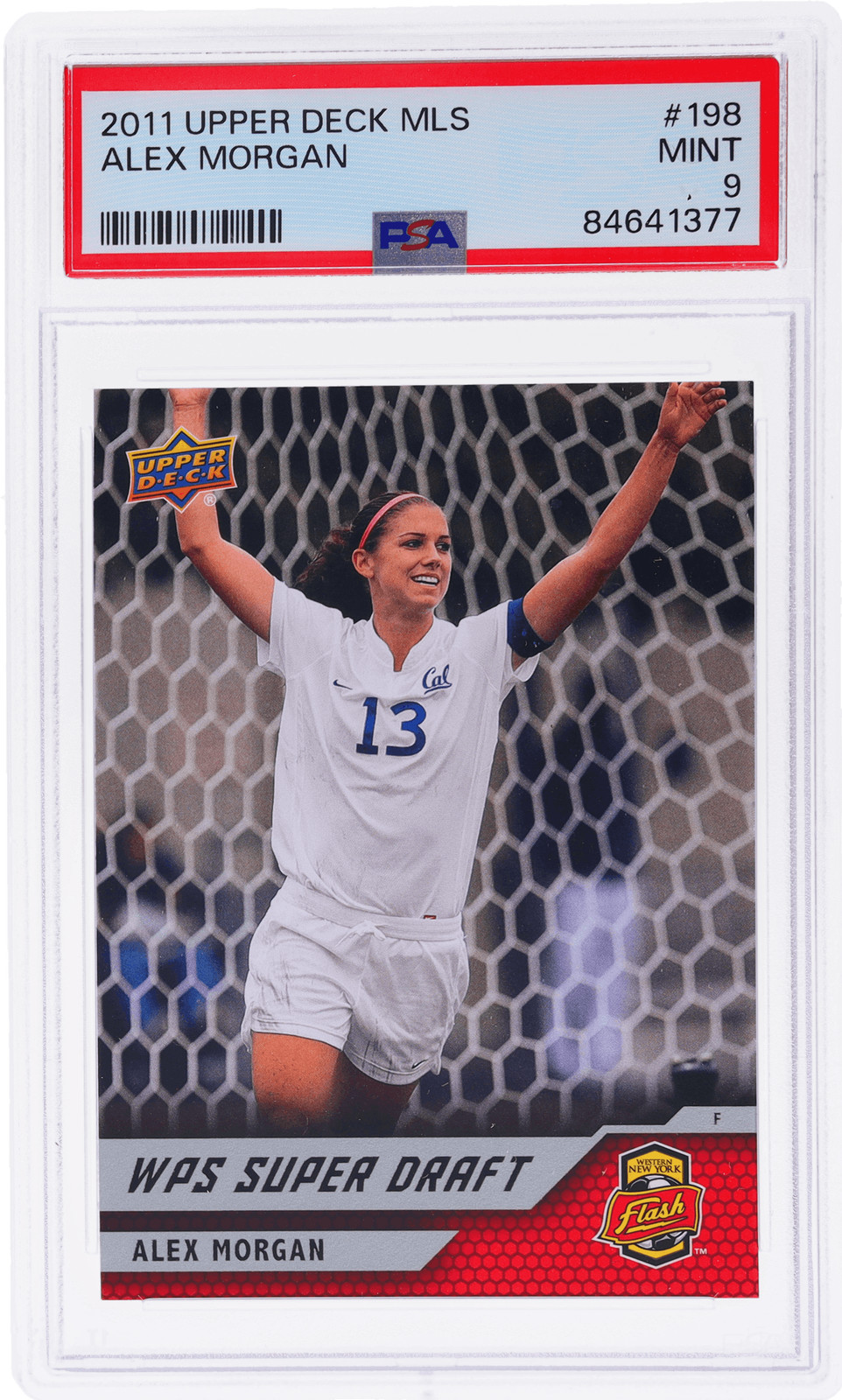 2011 Upper Deck MLS Alex Morgan #198 PSA 9