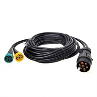 Kabelsatz 7M Stecker 7-Polig AnhäNgerkabel AnhäNger Kabelbaum RüCkleuchten PKW