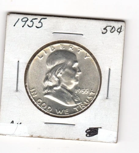 1955 Franklin Half Dollar  BU