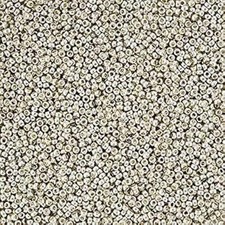 15 0 Galvanized Silver Miyuki Seed Beads 8.2g Rounds for Beadweaving Craft