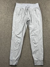 Athleta Womens 2 Trekkie North Jogger Pants Pull On Hiking Nylon Stretch Grey