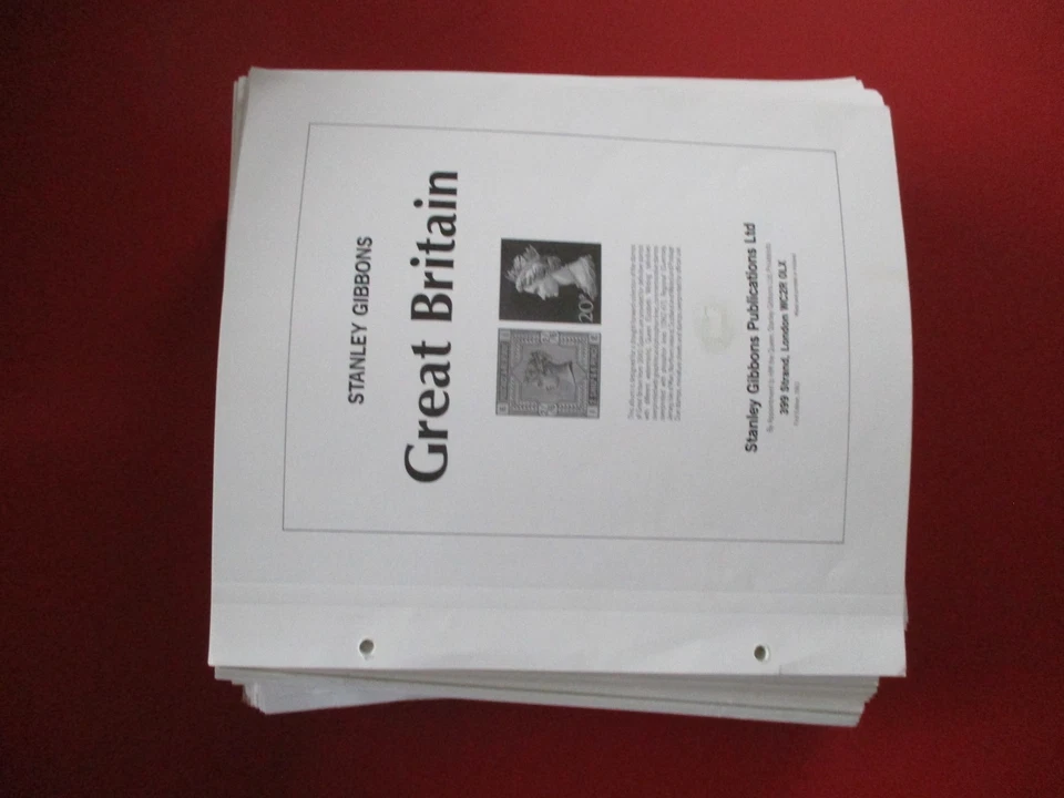 c 240 Марка альбом страницы Даво Стэнли Гиббонс Великобритании б/у 4.5K смесь Conditi - Изображение 3 из 4