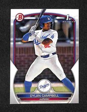 2023 Bowman Draft - Dylan Campbell 1st Bowman #BD-181 Dodgers Prospect