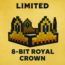  LIMITED  CLEAN 8-BIT CROWN ROBLOX /8BRC