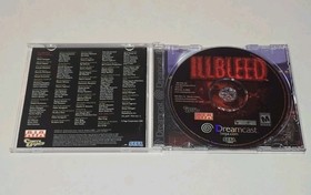 Illbleed (Sega Dreamcast,2001) CIB Complete - Excellent Condition RARE