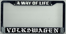A Way Of Life Volkswagen Vintage Vw Bus Bug Type 3 Dealer License Plate Frame