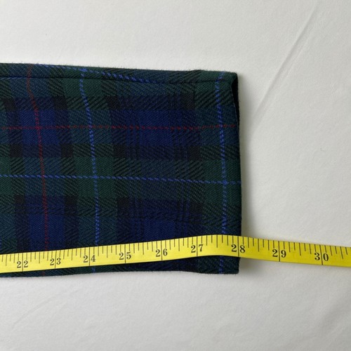 Talbots Damen Soho Knöchelhose blau grün Größe 10 kariert schwarz elastischer Bund - Bild 10 von 12