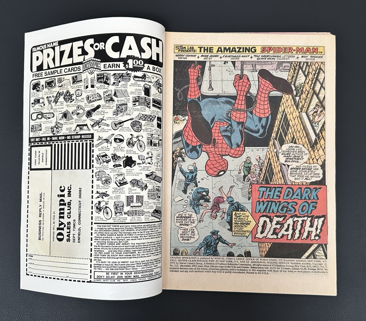マーベル　アメコミ　Amazing Spider-Man 127 1973 Amazing Spider-Man #127 - Spidey Marvel 1973 Comics NM | eBay