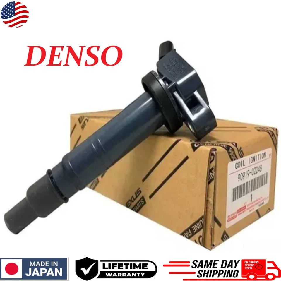 6PCS NEW DENSO Ignition Coils For 2003-2020 Toyota & Lexus I4 V6 V8, 90919-02248 - Image 2 of 4