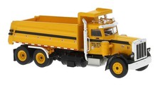 Brekina Peterbilt 359 Day Cab Dump Truck Yellow 86295 '70s-'80s HO 1/87