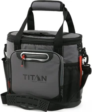 Titan Deep Freeze 24 Can Insulated Cooler Tote - Sharkskin Gray