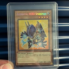 Elemental HERO Sparkman MZMU-EN059 Secret Rare CHIBI Maze of Muertos NM
