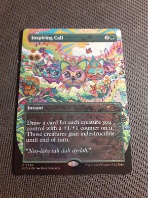 MTG Inspiring Call (Confetti Foil) Secret Lair x Furby 2328 NM