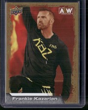 2022 Upper Deck AEW #50 Frankie Kazarian Gold