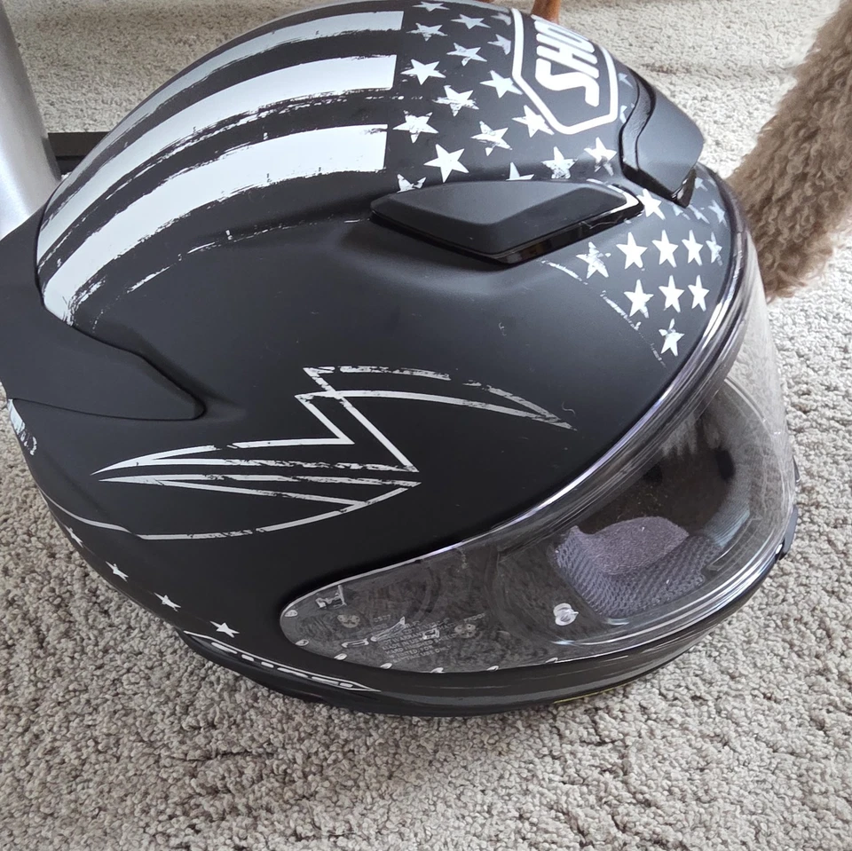 Shoei RF-1400 black USA Helmet Size M - Image 3 of 4