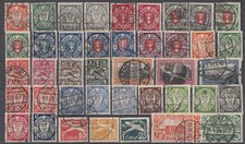 Danzig Lot 41 verschiedene Marken gestempelt nach 1924 ansehen, Farben !!!