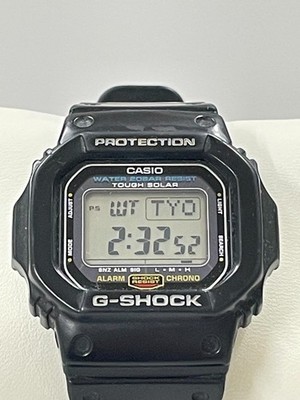 CASIO G-SHOCK G-5600E Tough Solar Digital Watch Black Square Original