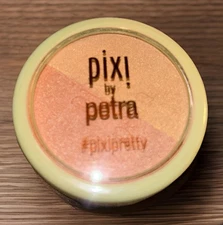 PIXI BY PETRA Makeup Beauty Blush Duo in Peach Honey-.16 Oz-New/DC