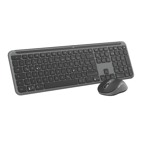 Logitech Signature Slim Combo MK950 Kabelloses De Tastatur & Maus Set - Graphit-image