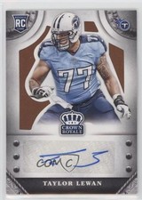 2014 Crown Royale Rookie Signatures Retail Bronze 56/99 Taylor Lewan Auto 0o7g