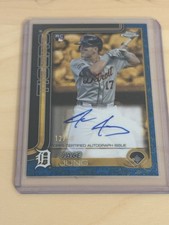 2025  Topps Gilded Collection Rookie Auto Jace Jung Tigers Baseball /50