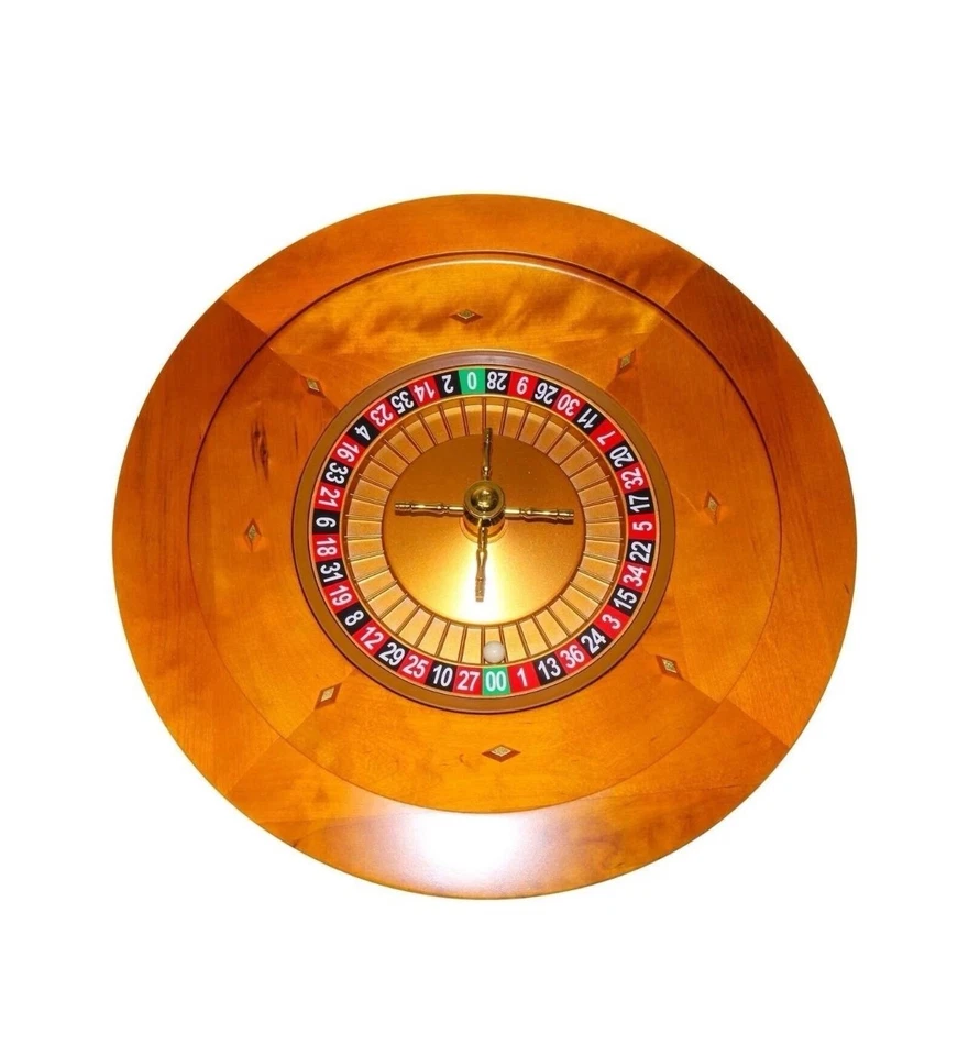 20" Solid Wood Roulette Wheel for Roulette Tables by MRC POKER - Image 3 of 4