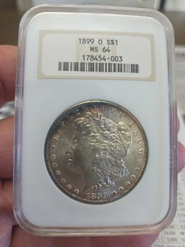 1899 O NGC MS64 - Silver Morgan Dollar $1 Toner