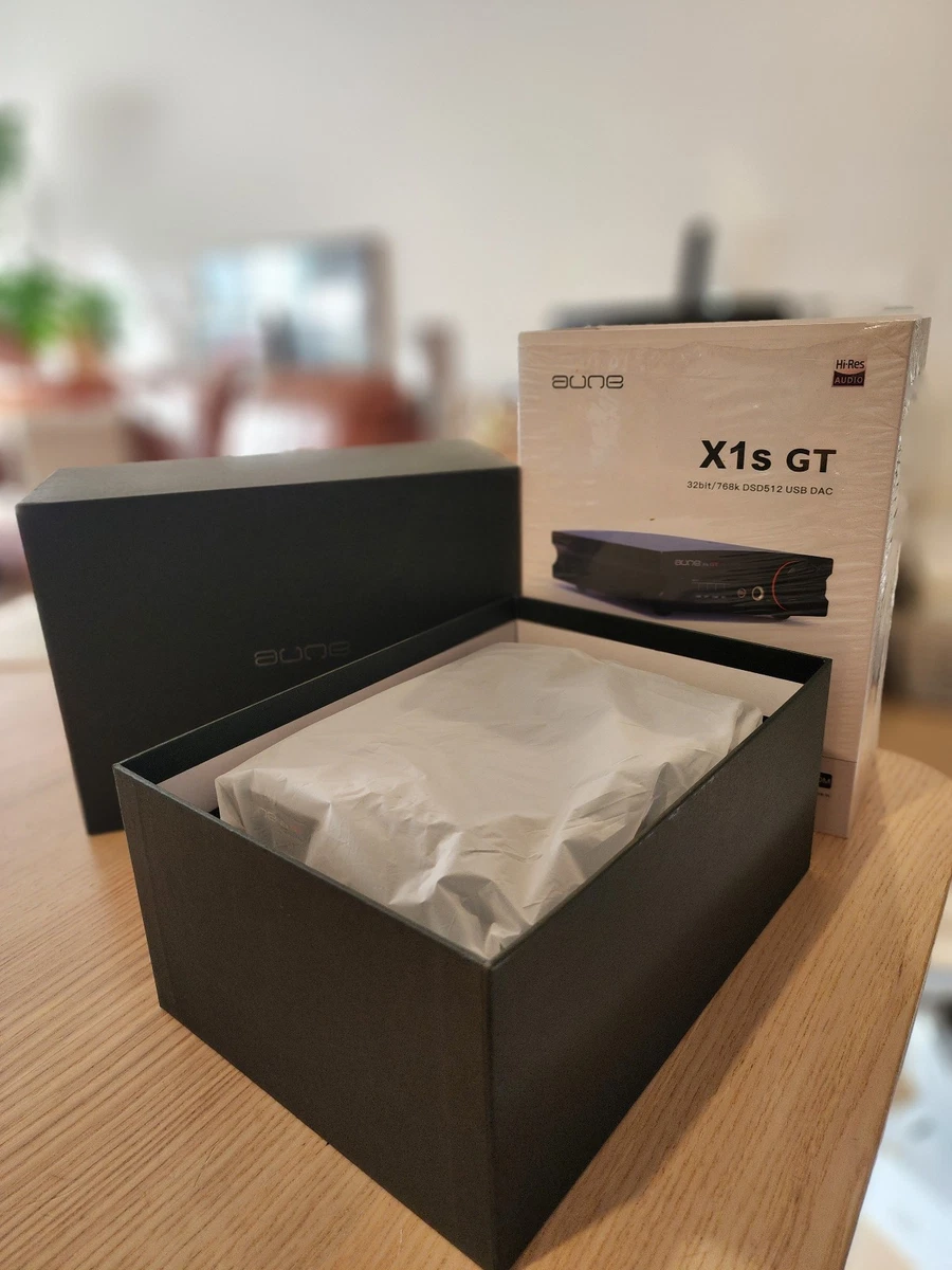 Aune X1s GT + XC1 headphone amplifier DAC external clock combo