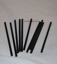 lot 10 black  P-Tex PTex Rods base repair sticks 7.5 inch drip Free Ship USA 