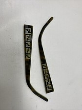 FENDI F664 217 TORTOISE GREEN 140mm TEMPLE ARM parts 1143