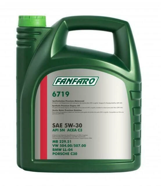 FANFARO 5W-30 Huile Moteur Synthétique - 5L