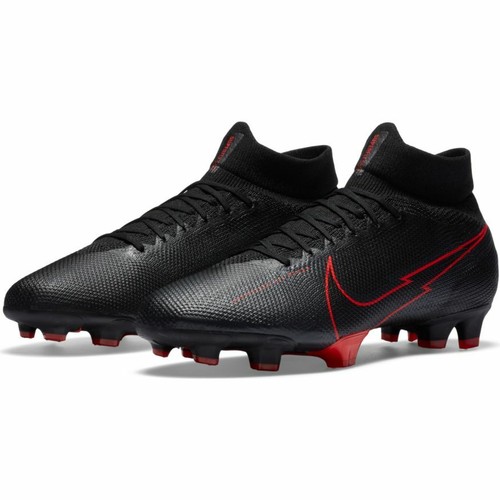 Scarpe calcio fisse uomo Nike Superfly 7 Pro FG AT5382-060 Nero-Rosso | eBay