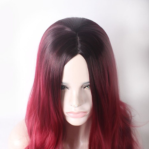 Fashion 31" Long Curly Wigs Cosplay Costume Hair Anime Full Wavy Party Lady Wig - Picture 10 of 19