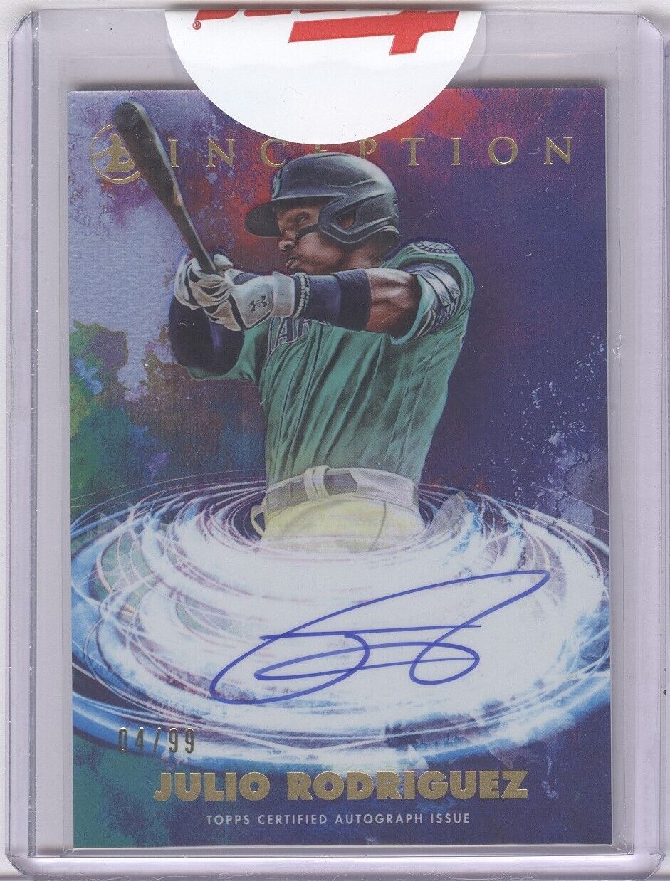 Julio Rodriguez Seattle Mariners Autographed 2021 Bowman