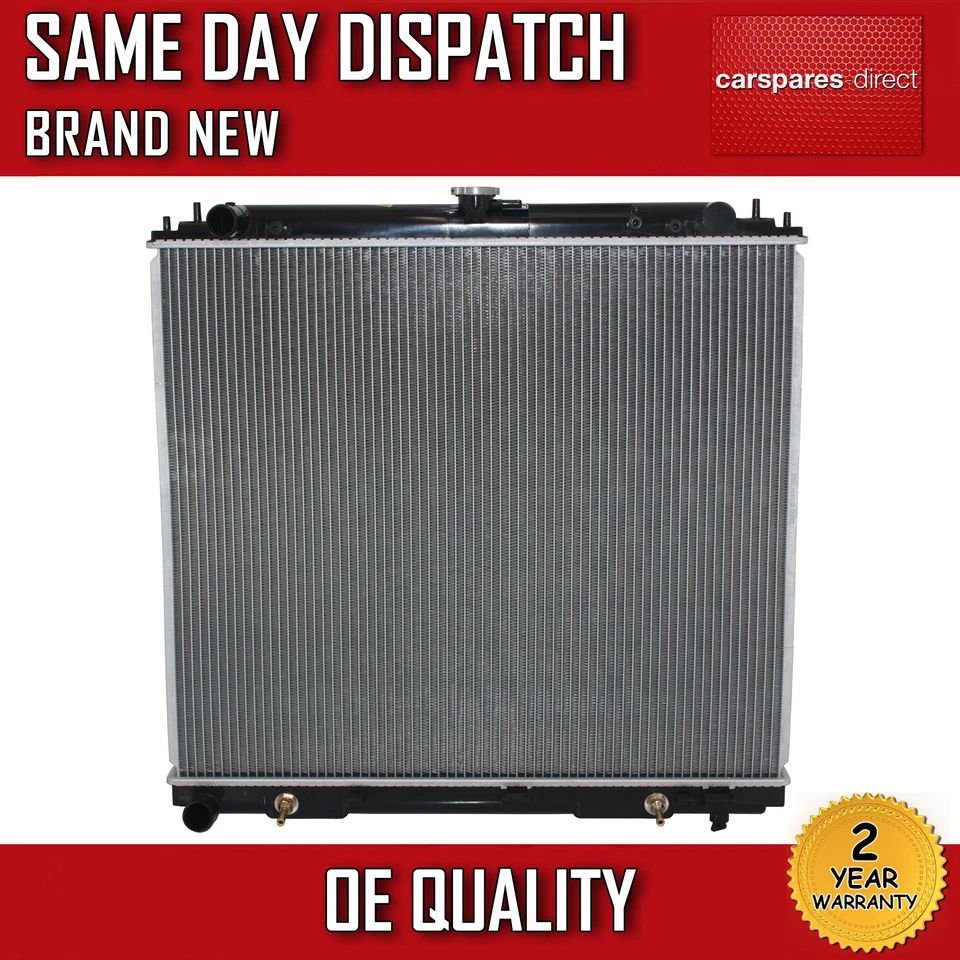 FOR NISSAN NAVARA D40 2.5 DCI 2004-2015 AUTOMATIC RADIATOR 21460EB30A - Image 2 of 2