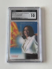 2021 UD Goodwin Champions GOUDEY Kamala Harris 3D Lenticular Card CGC 10 Graded