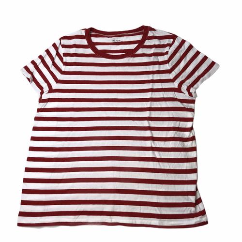 Madewell T Shirt Red White Stripe. Size 