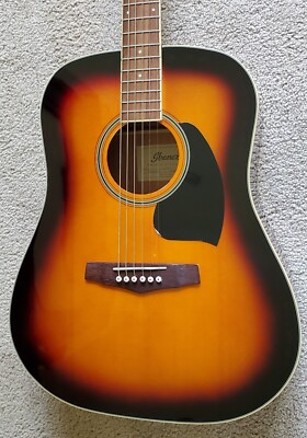 Ibanez PF15 Acoustic Guitar, Vintage Sunburst High Gloss | eBay