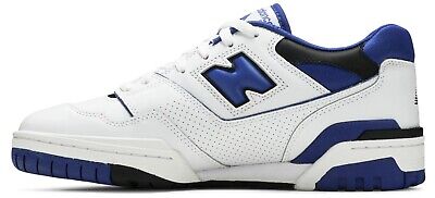  New Balance Men's BB550 Sneakers, White/Blue, 7.5