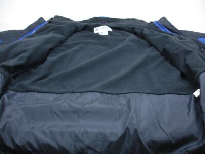 Mens L Columbia Double Whammy 3-in-1 Jacket Coat Blue Black