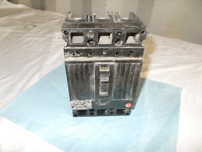 Used GE 3 Pole 480-volt 100amp Breaker # TED134100