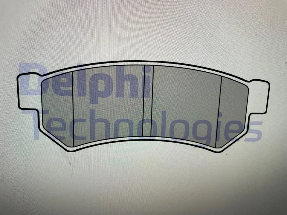 Pastillas de freno traseras Delphi OEM para Chevy Optra Suzuki Forenza Reno 96800089 Foto 2 de 2