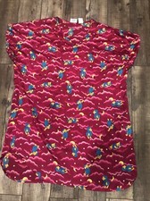 Vintage Disney Winnie The Pooh Satin Nightgown Size LG Womens Sleep